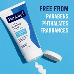 PanOxyl Acne Skincare Bundle Adapalene 0.1% Leave-On Gel, 30 Day Supply, 0.5 oz Antimicrobial Hydrating Acne Creamy Wash, 4% Benzoyl Peroxide, 6 Ounce